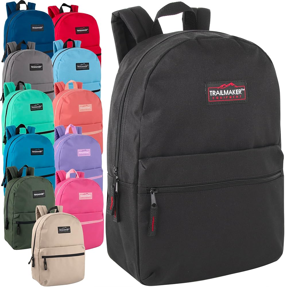 Amazon.com | Trail maker 24 Pack- Classic 17 Inch Backpacks